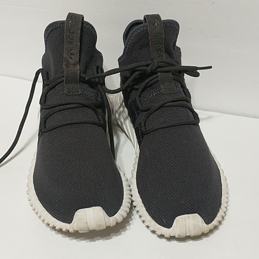 ADIDAS Tubular Dawn Sneakers Tennis women dark Grey Shoes size 6 - Picture 2 of 9